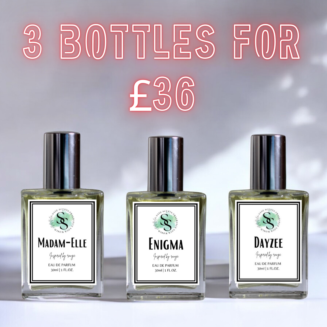 3 designer inspired perfumes for £36